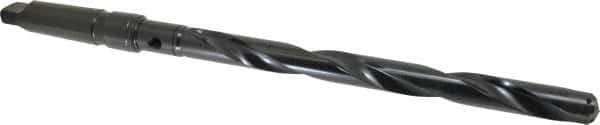 Allied Machine and Engineering - Series 2, 31/32 to 1-3/8" Diam, 4MT Taper Shank, Helical Flute Spade Drill - 11-3/8" Max Depth, 14-15/64" Body Length, 18-25/32" OAL, Extended Length, Through Coolant - USA Tool & Supply