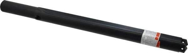 Allied Machine and Engineering - Series 3, 1-13/32 to 1-7/8" Diam, 1-1/4" Diam Straight Shank, Straight Flute Spade Drill - 13-3/4" Max Depth, 15-3/16" Body Length, 19" OAL, Extended Length, Through Coolant - USA Tool & Supply