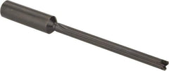 Allied Machine and Engineering - Series Y, 3/8 to 27/64" Diam, 3/4" Diam Straight Shank, Straight Flute Spade Drill - 4-3/8" Max Depth, 5-1/4" Body Length, 7-17/32" OAL, Extended Length, Through Coolant - USA Tool & Supply