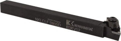 Kennametal - NP.., 5° Lead Angle NKLC External Left Hand Indexable Profiling Toolholder - 1/2" Shank Height x 1/2" Shank Width, 6" Long - USA Tool & Supply