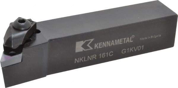 Kennametal - NP.., -5° Lead Angle NKLN External Right Hand Indexable Profiling Toolholder - 1" Shank Height x 1" Shank Width, 5" Long, Steel - USA Tool & Supply