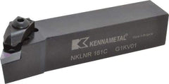Kennametal - NP.., -5° Lead Angle NKLN External Right Hand Indexable Profiling Toolholder - 1" Shank Height x 1" Shank Width, 5" Long, Steel - USA Tool & Supply