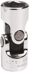 Proto - 3/8" Drive, Standard Hand Socket - 6 Points, 1-3/4" OAL, Alloy Steel, Chrome Finish - USA Tool & Supply