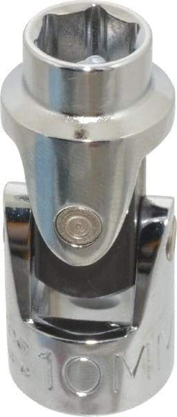 Proto - 3/8" Drive, Standard Hand Socket - 6 Points, 1-3/4" OAL, Alloy Steel, Chrome Finish - USA Tool & Supply