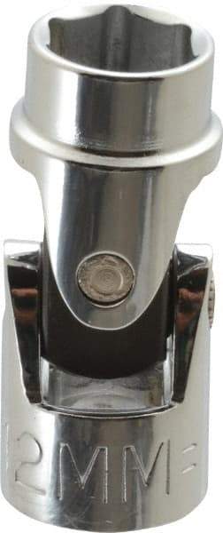 Proto - 3/8" Drive, Standard Hand Socket - 6 Points, 1-3/4" OAL, Alloy Steel, Chrome Finish - USA Tool & Supply