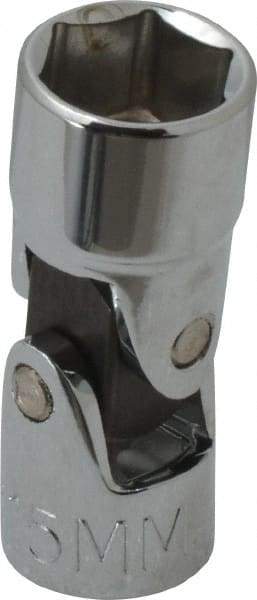 Proto - 3/8" Drive, Standard Hand Socket - 6 Points, 2" OAL, Alloy Steel, Chrome Finish - USA Tool & Supply