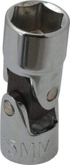 Proto - 3/8" Drive, Standard Hand Socket - 6 Points, 2" OAL, Alloy Steel, Chrome Finish - USA Tool & Supply