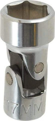 Proto - 3/8" Drive, Standard Hand Socket - 6 Points, 2" OAL, Alloy Steel, Chrome Finish - USA Tool & Supply