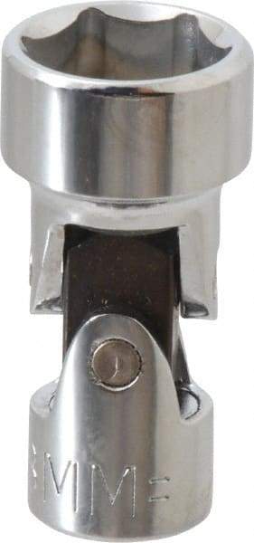 Proto - 3/8" Drive, Standard Hand Socket - 6 Points, 2" OAL, Alloy Steel, Chrome Finish - USA Tool & Supply