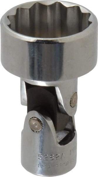 Proto - 15/16", 3/8" Drive, Standard Hand Socket - 12 Points, 2-3/32" OAL, Alloy Steel, Chrome Finish - USA Tool & Supply