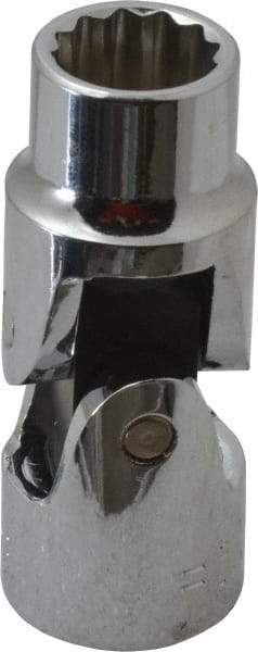 Proto - 9/16", 1/2" Drive, Standard Hand Socket - 12 Points, 2-15/32" OAL, Alloy Steel, Chrome Finish - USA Tool & Supply