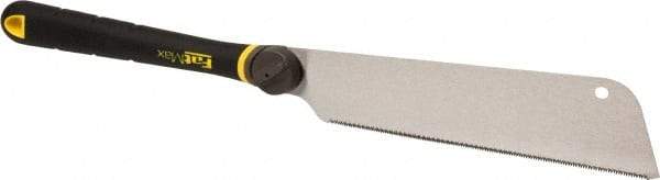 Stanley - 9" Steel Blade Single Edge Pull Saw - Ergonomic Glass-Filled Nylon, ABS, TPE Handle with Cushion Grip, 23-1/2" OAL - USA Tool & Supply