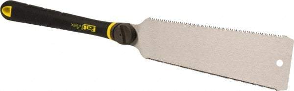 Stanley - 10" Steel Blade Double Edge Pull Saw - ErgonomicGlass-Filled Nylon, ABS, TPE Handle with Cushion Grip, 23-1/2" OAL - USA Tool & Supply