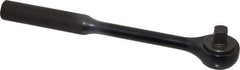 Proto - 3/8" Drive Round Head Standard Ratchet - Black Oxide Finish, 7-3/8" OAL, 72 Gear Teeth, Standard Head - USA Tool & Supply