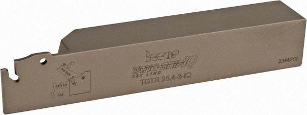 Iscar - TGT, Right Hand Cut, 2-1/4" Max Workpc Diam, TAG.. 6.., TAG.. 8.. Insert, Indexable Cutoff Toolholder - 1" Shank Width, 1" Shank Height, 5.905" OAL - USA Tool & Supply
