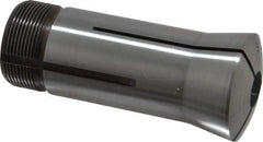 Lyndex - 31/64 Inch 5C Round Collet - 3.27 Inch Overall Length, 1.041-24 Internal Thread Size, Steel, 0.0011 Inch TIR - Exact Industrial Supply