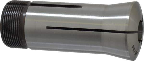 Lyndex - 35/64 Inch 5C Round Collet - 3.27 Inch Overall Length, 1.041-24 Internal Thread Size, Steel, 0.0011 Inch TIR - Exact Industrial Supply