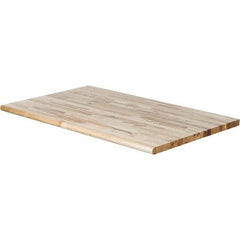 Made in USA - Maple Comfort Edge Workbench & Workstation Work Bench Top - Use with Edsal Workbenches - USA Tool & Supply