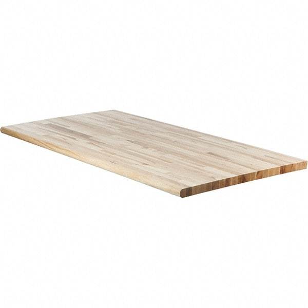 Made in USA - Maple Comfort Edge Workbench & Workstation Work Bench Top - Use with Edsal Workbenches - USA Tool & Supply
