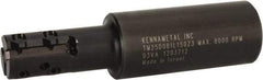 Kennametal - 0.81" Cut Diam, 1-1/2" Max Depth of Cut, 1" Shank Diam, Internal/External Indexable Thread Mill - Insert Style TM25.., 3 Inserts, Toolholder Style TM, 3.9" OAL - USA Tool & Supply