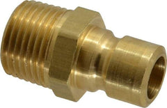 Coilhose Pneumatics - 3/8-18" NPT, 3/8" Body Diam, Coolant & Fluid Line Male Connectors - Brass - USA Tool & Supply