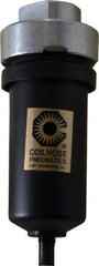 Coilhose Pneumatics - Filter Mechanical Drain with Metal Bowl - 5-3/4" High x 2-1/8" Wide, For Use with Compressor Tanks, Filters, Drop Legs, Coolers & Dryers - USA Tool & Supply