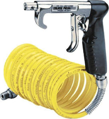 Coilhose Pneumatics - 1/4" ID Pistol Grip Blow Gun - 15' Long Hose - USA Tool & Supply