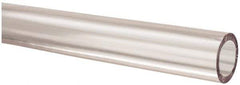 Made in USA - 5/16" ID x 7/16" OD, 1/16" Wall Thickness, Cut to Length (100' Standard Length) PVC Tube - Clear, 50 Max psi, 68 Shore A Hardness - USA Tool & Supply