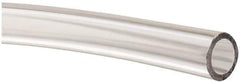 Made in USA - 3/8" ID x 1/2" OD, 1/16" Wall Thickness, Cut to Length (100' Standard Length) PVC Tube - Clear, 40 Max psi, 68 Shore A Hardness - USA Tool & Supply