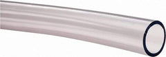 Made in USA - 1" ID x 1-1/4" OD, 1/8" Wall Thickness, Cut to Length (50' Standard Length) PVC Tube - Clear, 28 Max psi, 68 Shore A Hardness - USA Tool & Supply