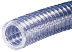 Kuriyama of America - 1-1/2" ID x 2" OD, 50' Long, PVC Tube - Clear, 100 Max psi - USA Tool & Supply