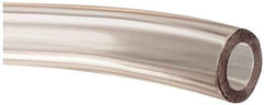 Made in USA - 5/16" ID x 1/2" OD, 3/32" Wall Thickness, Cut to Length (100' Standard Length) PVC Tube - Clear, 60 Max psi, 68 Shore A Hardness - USA Tool & Supply