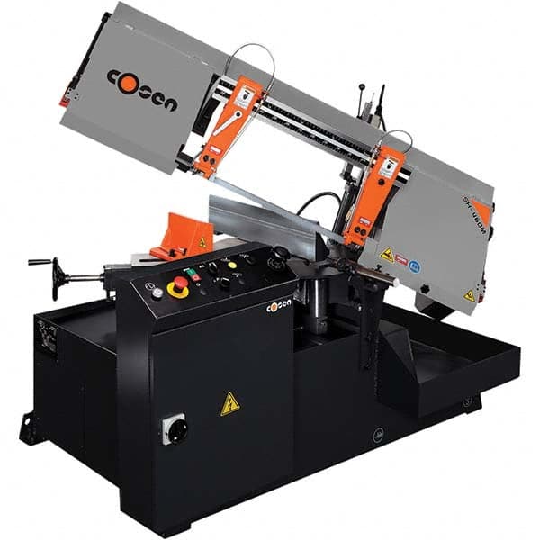 Cosen - Horizontal Bandsaws Machine Style: Semi-Automatic Drive Type: Step Pulley - USA Tool & Supply