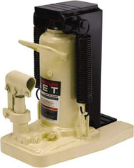 Jet - 5 Ton Capacity Toe Jack - 11-1/2" to 16-1/4" High, 10-5/8" Long x 7-3/16" Wide Base - USA Tool & Supply