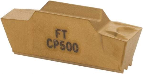 Seco - LCMR, 0.157" Cutting Width, FT, CP500 Grade, Single End Multi-Directional Turning Insert - TiAlN, TiN Coated - USA Tool & Supply
