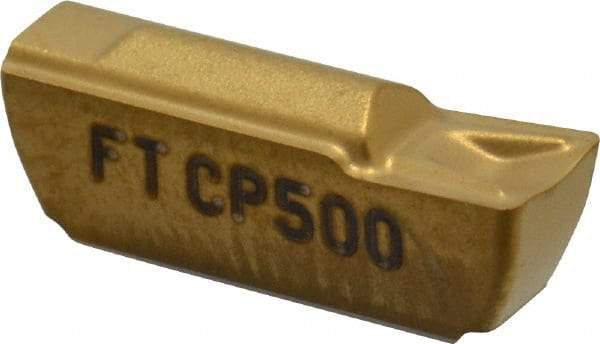 Seco - LCMR, 0.157" Cutting Width, FT, CP500 Grade, Single End Multi-Directional Turning Insert - TiAlN, TiN Coated, Full Radius - USA Tool & Supply