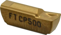 Seco - LCMR, 0.157" Cutting Width, FT, CP500 Grade, Single End Multi-Directional Turning Insert - TiAlN, TiN Coated, Full Radius - USA Tool & Supply