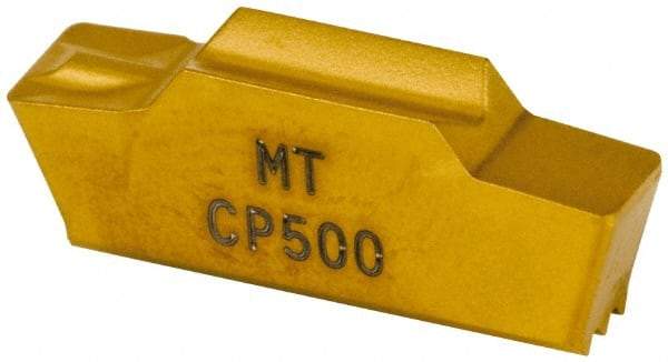 Seco - LCMR, 0.157" Cutting Width, MT, CP500 Grade, Single End Multi-Directional Turning Insert - TiAlN, TiN Coated - USA Tool & Supply