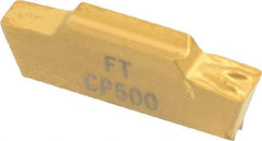 Seco - LCMR, 0.118" Cutting Width, FT, CP500 Grade, Single End Multi-Directional Turning Insert - TiAlN, TiN Coated - USA Tool & Supply