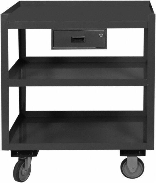 Durham - 30" Wide x 37-3/4" High x 24" Deep, Mobile Workstation - 1,200 Lb Capacity - USA Tool & Supply