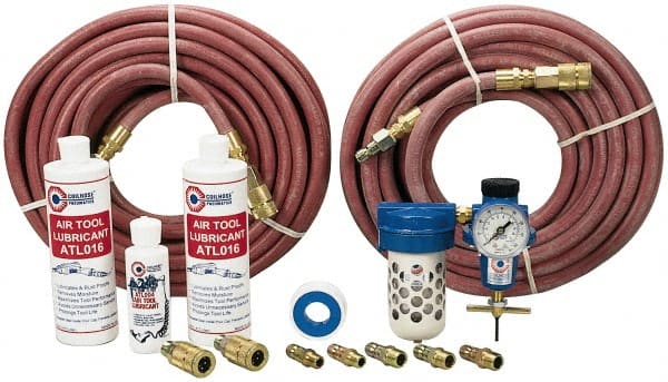 Coilhose Pneumatics - 11 Piece Air Compressor Heavy-Duty Service Kit - USA Tool & Supply