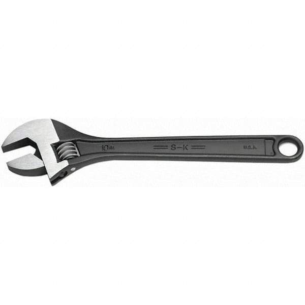 SK - Adjustable Wrench - Black Oxide Finish - USA Tool & Supply