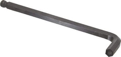 Eklind - 14mm Hex, Long Arm, Ball End Hex Key - 9-5/32" OAL, Metric System of Measurement - USA Tool & Supply
