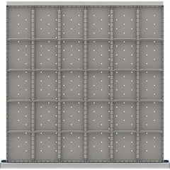 LISTA - 30-Compartment Drawer Divider Layout for 3.15" High Drawers - USA Tool & Supply
