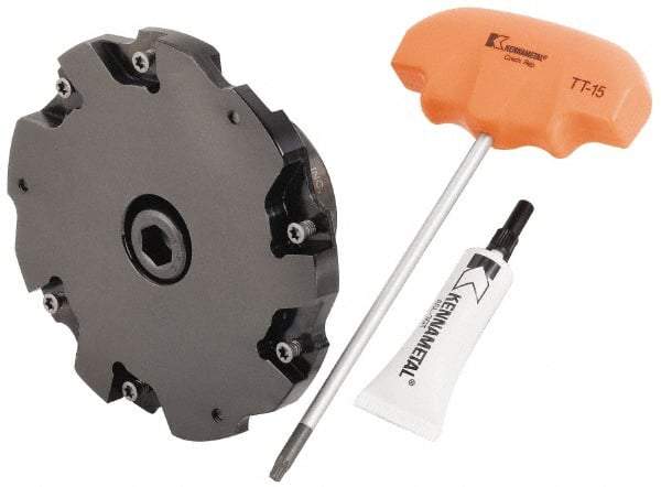 Kennametal - Shell Mount Connection, 0.942" Depth of Cut, 4" Cutter Diam, Indexable Slotting Cutter - USA Tool & Supply