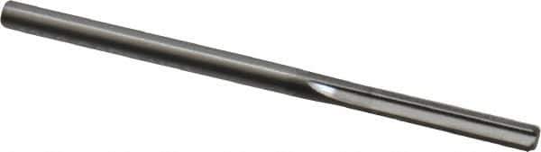Hertel - 0.128" Solid Carbide 4 Flute Chucking Reamer - Straight Flute, 0.128" Straight Shank, 5/8" Flute Length, 2-1/4" OAL - USA Tool & Supply