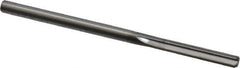 Hertel - 0.128" Solid Carbide 4 Flute Chucking Reamer - Straight Flute, 0.128" Straight Shank, 5/8" Flute Length, 2-1/4" OAL - USA Tool & Supply