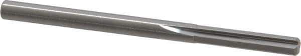 Hertel - 3/16" Solid Carbide 4 Flute Chucking Reamer - Straight Flute, 0.182" Straight Shank, 7/8" Flute Length, 2-3/4" OAL - USA Tool & Supply