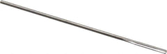 Hertel - 0.0365" Solid Carbide 4 Flute Chucking Reamer - Straight Flute, 0.0365" Straight Shank, 1/4" Flute Length, 1-1/2" OAL - USA Tool & Supply