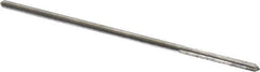 Hertel - 0.045" Solid Carbide 4 Flute Chucking Reamer - Straight Flute, 0.045" Straight Shank, 3/8" Flute Length, 1-1/2" OAL - USA Tool & Supply